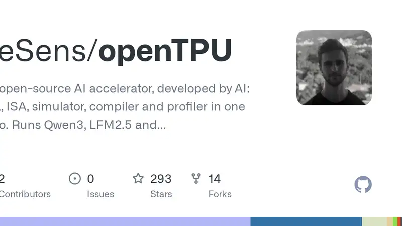 Preview image for OpenTPU runs modern models on an FPGA accelerator with bit-exact simulator output